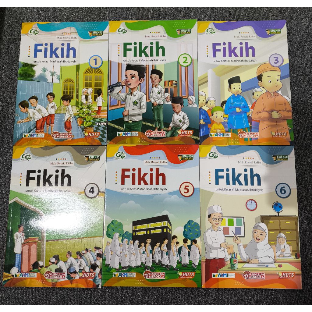 Aqila Fikih Kelas 1 2 3 4 5 6 Sd MI KMA 450 Tiga Serangkai Terbaru 2025