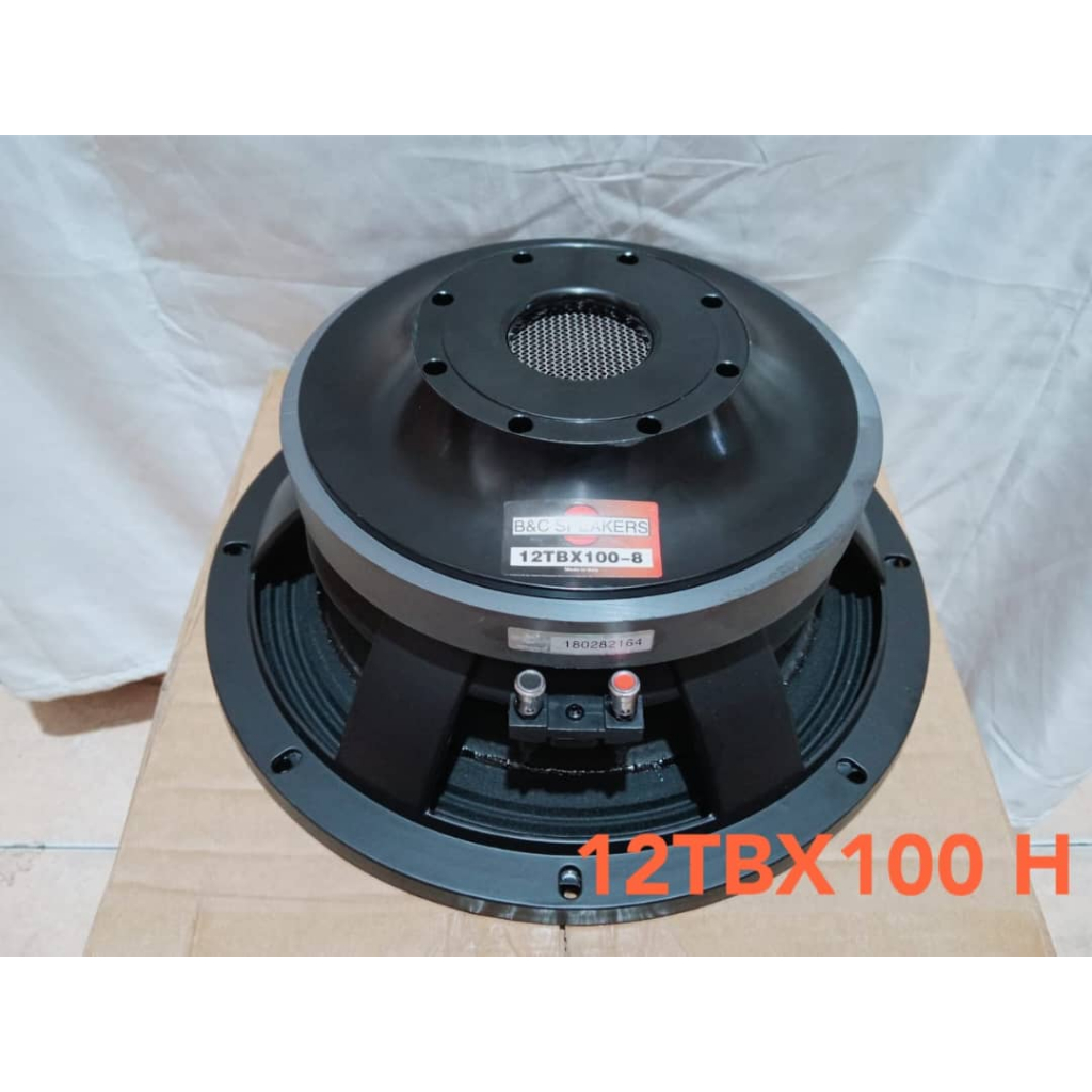(FREE PETI KAYU) Speaker BnC / B&C 12 inch tipe 12TBX100 / 12 TBX100 / 12 TBX 100 - Koil 4 inch - Im