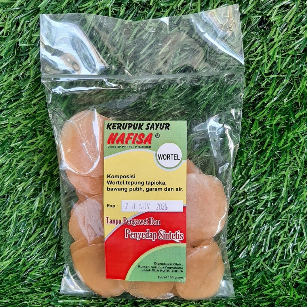 

Kerupuk sayur wortel nafisa