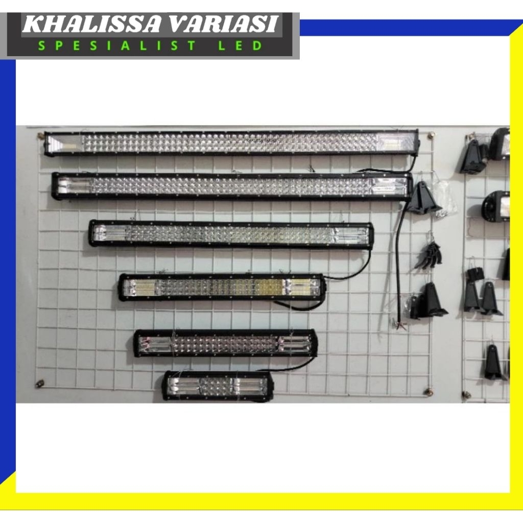 LEDBAR | LED BAR | LAMPU LED BAR | Lampu Sorot LED BAR | Lampu Sorot Led Bar Putih kuning 5 mode 3 r