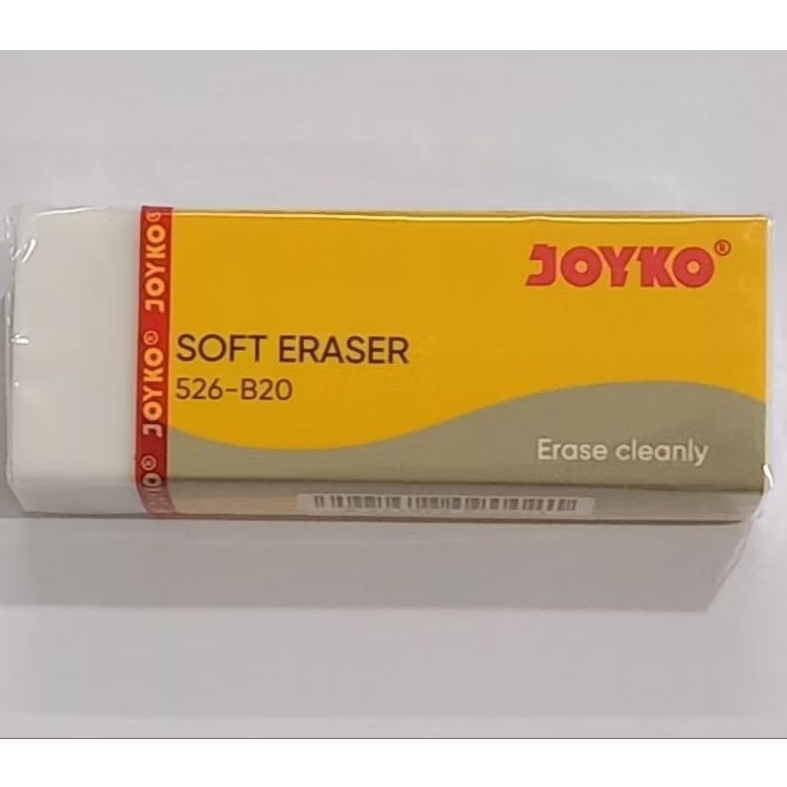 

Penghapus Pensil Joyko Besar Warna Putih 526-B20