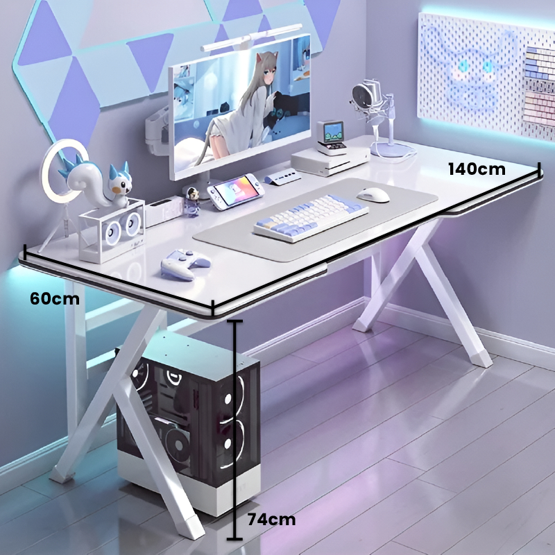 Meja Gaming  Meja Komputer  Meja Belajar  Meja Kantor Meja Komputer Gaming Set Meja Belajar Kayu