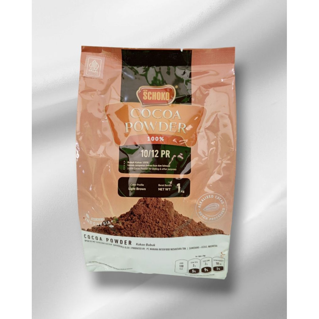 

Schoko Cocoa Powder 10/12 PR Cokelat Bubuk / Coklat Schoko Kemasan 1 kg