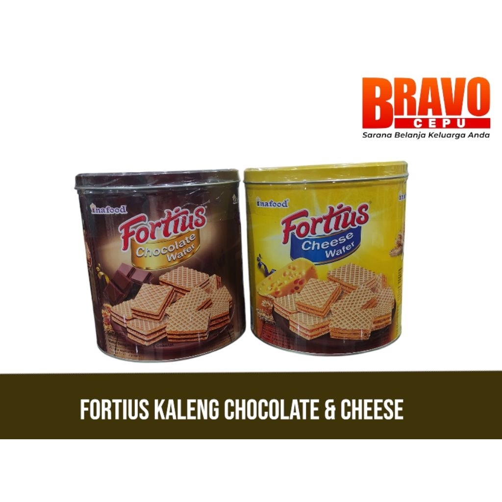 

Inafood Fortius Wafer Kaleng Chocolate | Cheese 290g