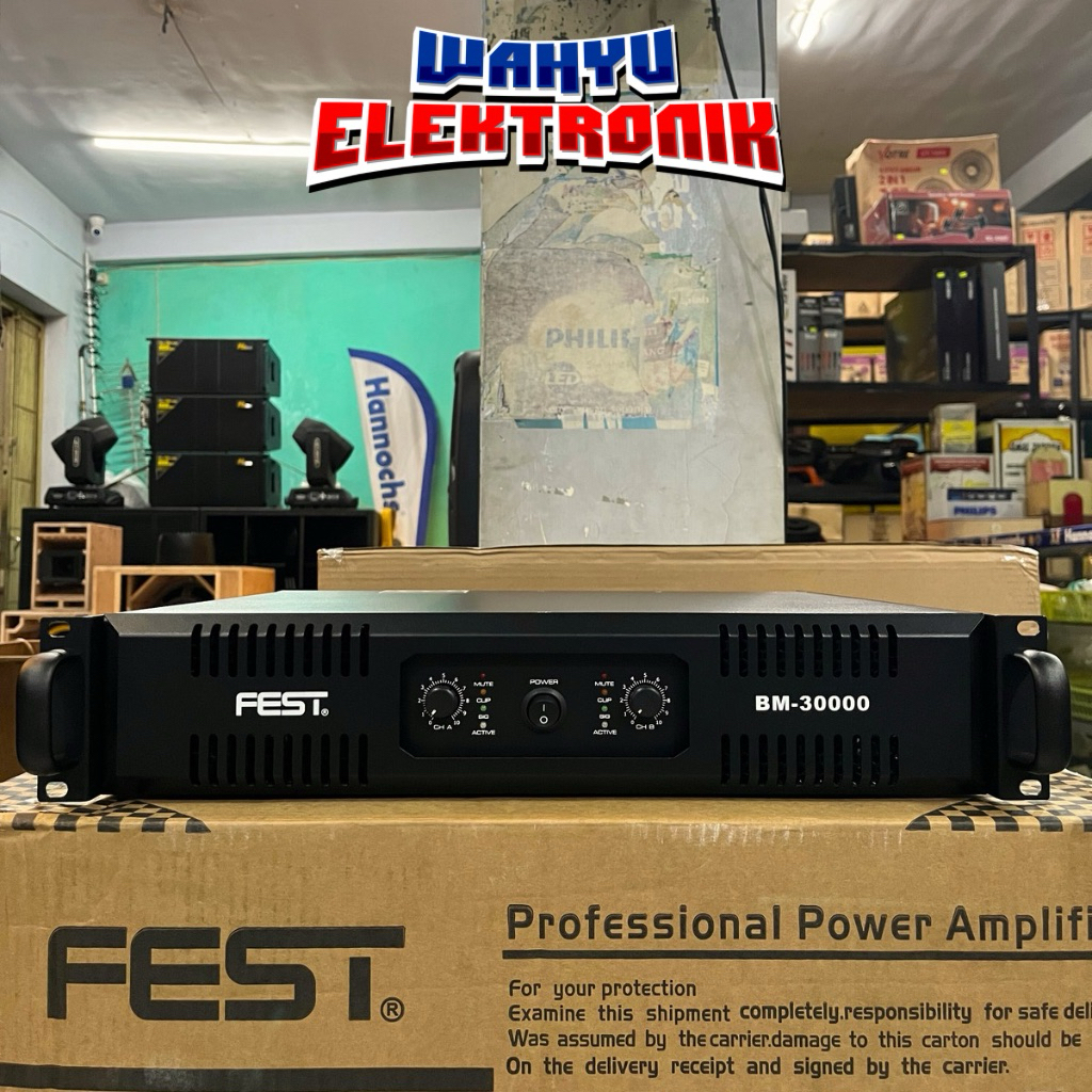 Power FEST BM30000 ll Power Amplifier Fest BM 30000