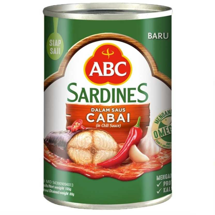 

Sarden ABC Saus Cabai 155 gram