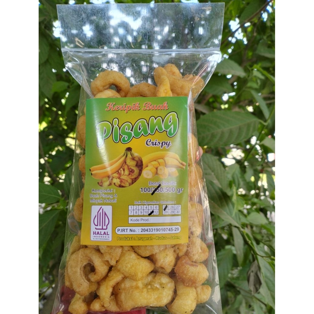 

Rambak Pisang 250gr/Crunchy banana 250gr/Keripik buah/Pisang Crispy