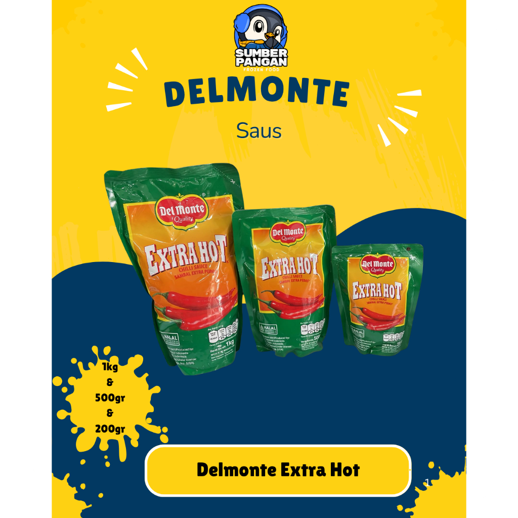 

Delmonte Saus Extra Hot 1kg&500gr&200gr