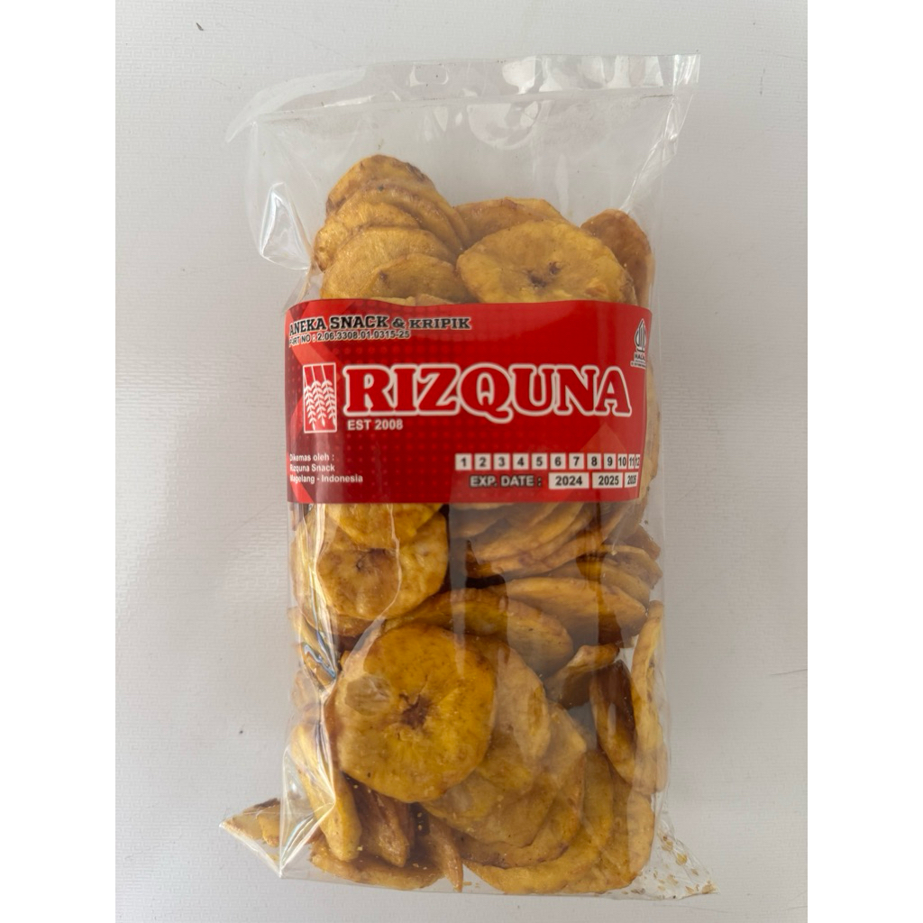 

keripik pisang coin manis rizquna snack