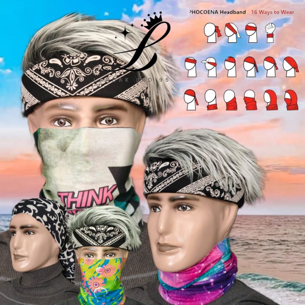 masker buff motif abstrak | masker buff anti UV | masker buff motif tanpa jahit