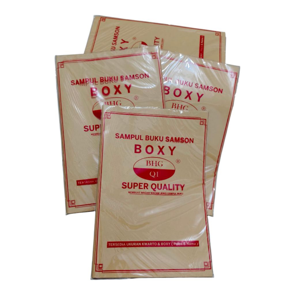 

Sampul Buku Coklat Polos Ukuran Boxy Executive