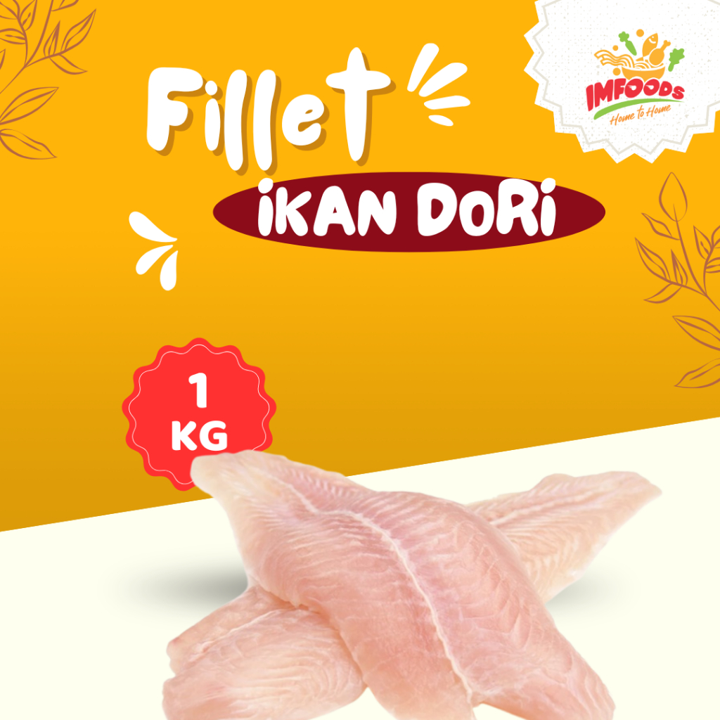 

Fillet ikan dori 1 kg/Daging ikan dori beku/Ikan beku siap goreng/Ikan dori empuk tanpa tulang/ imfoods