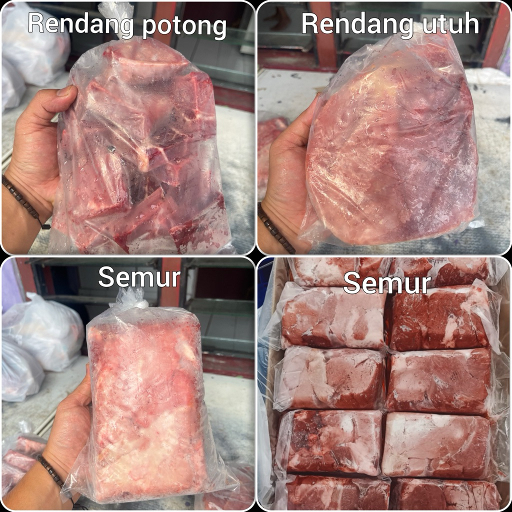 

LEBIH HEMAT PAKET 20 kilo Rendang potong Rendang utuh atau semur