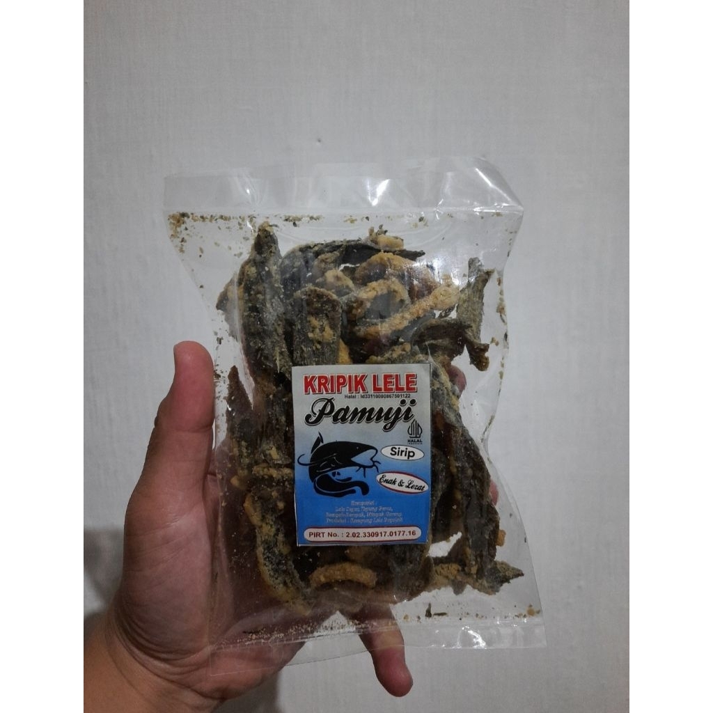 

Kripik Lele (Sirip) asli kampung lele boyolali 100g