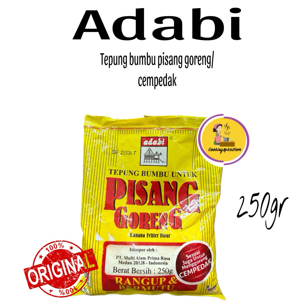 

ADABI Tepung Bumbu Pisang Goreng / Cempedak 250 Gr
