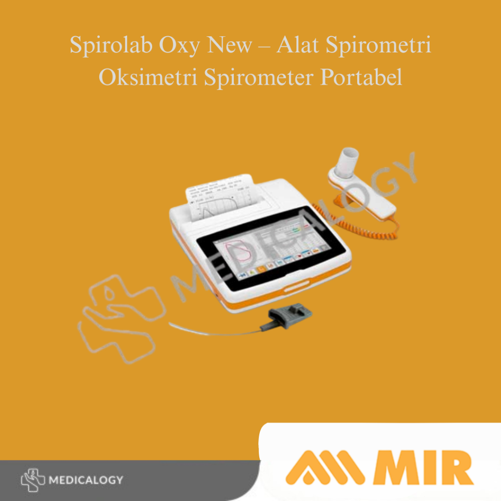 Spirolab Oxy New – Alat Spirometri Oksimetri Spirometer Portabel