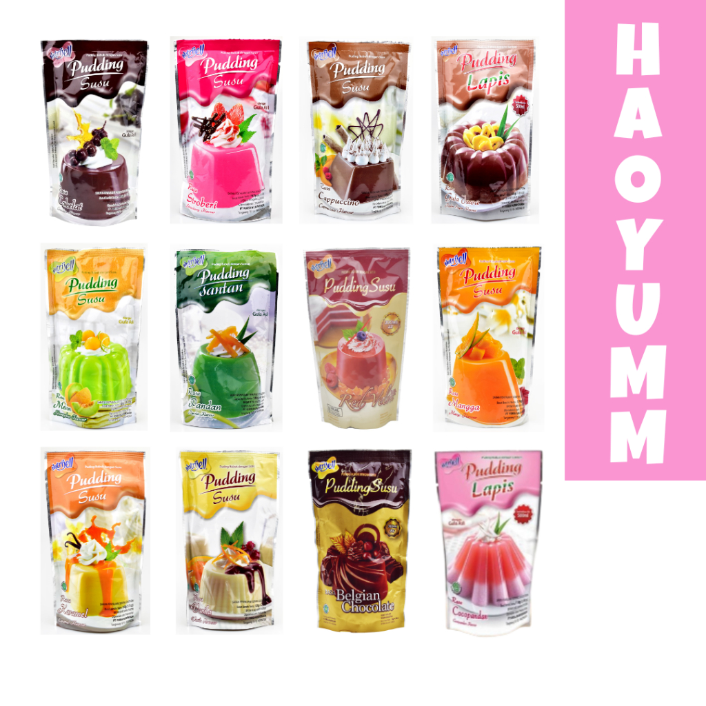 

Nutrijell Pudding Susu - ALL VARIANT ( HAOYUMM )