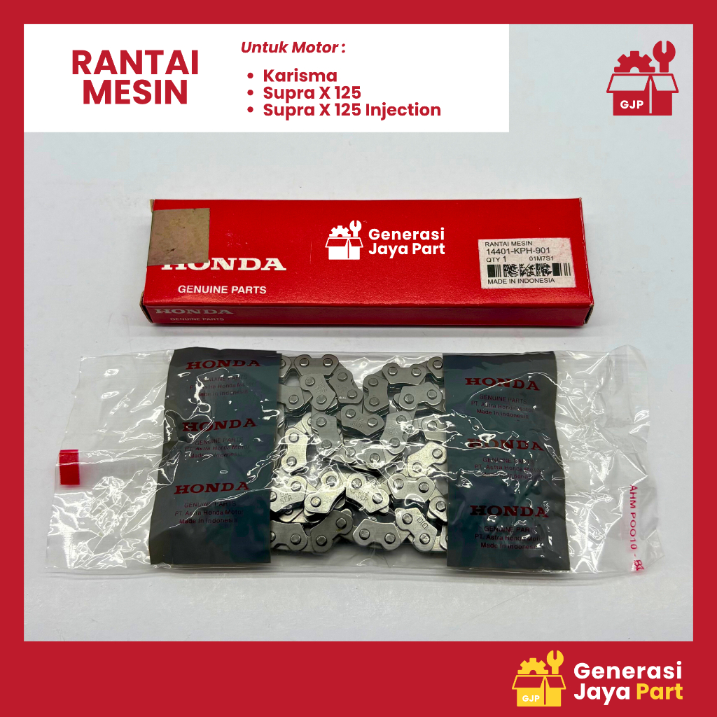 Rantai Keteng Rantai Mesin Chain Cam Karisma Supra X 125 Supra X 125 Injection 14401-KPH-901  | RANT