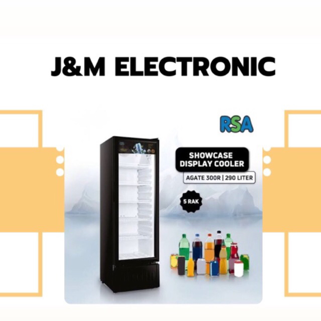 SHOWCASE RSA AGATE 300 agate 300 290liter showcase 5 rak RSA