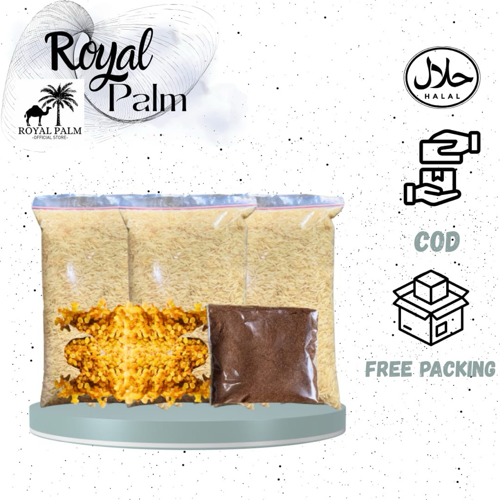 

Paket Komplet: Basmati + Kismis + Bumbu Kebuli – Siap Masak Nasi Arab di Rumah