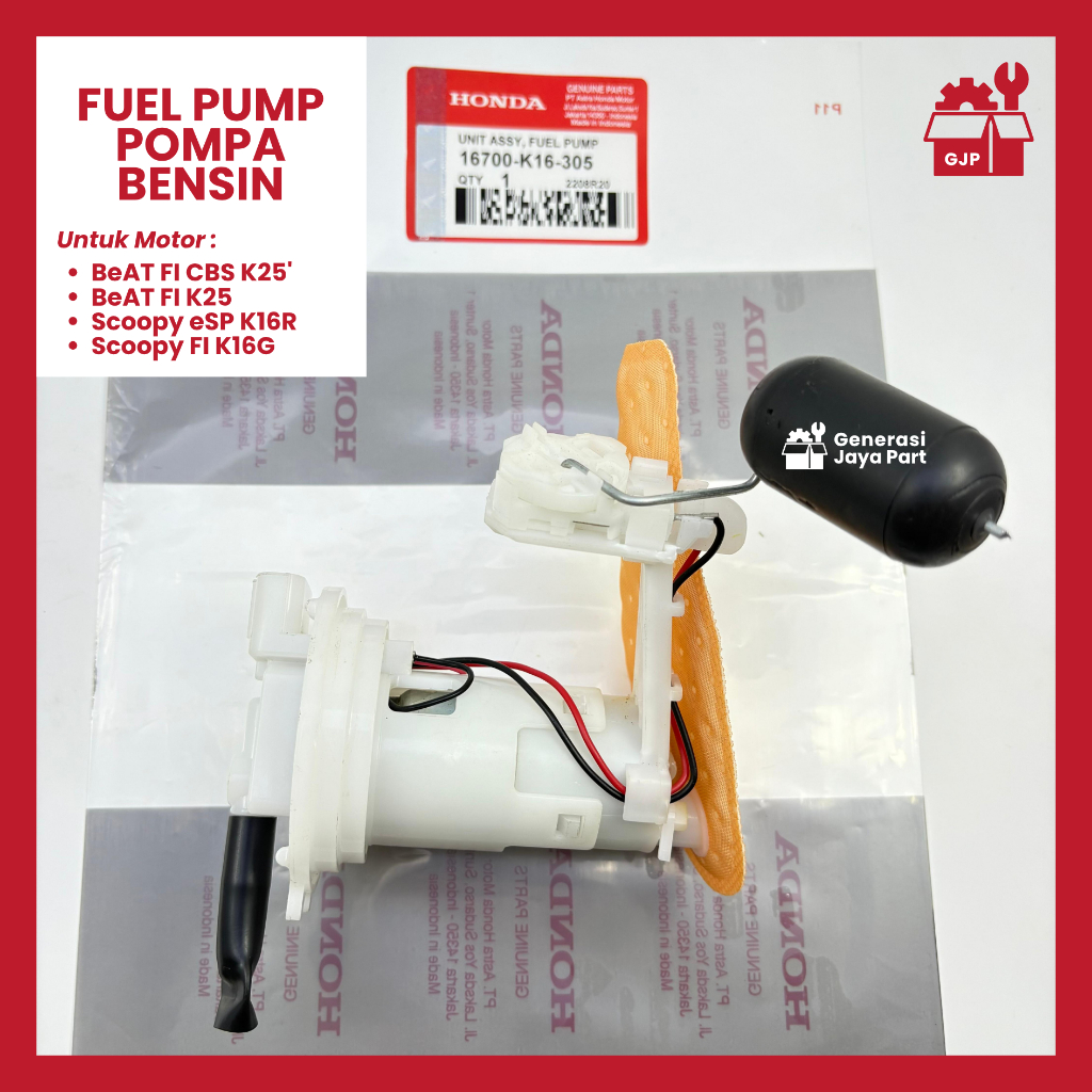 Fuel Pump Pompa Bensin Fuelpump Set  Beat FI Scoopy Scoopy Fi | 16700-K16-305 | FUEL PUMP | HONDA | 