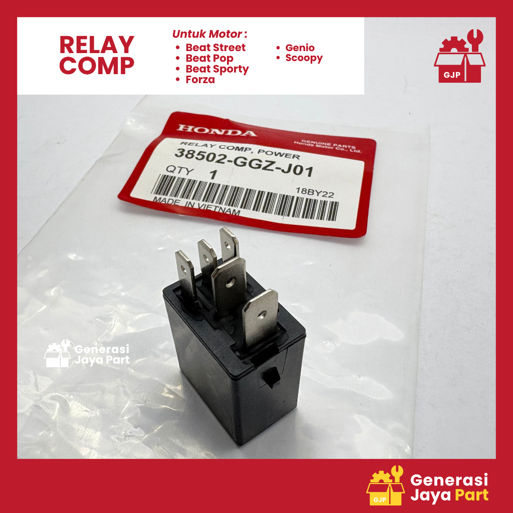 Relay Comp Stater 38502-GGZ-J01 Relay Stater KAKI 5 Beat Dan Beat Street K1A Beat Dan Beat Street K1