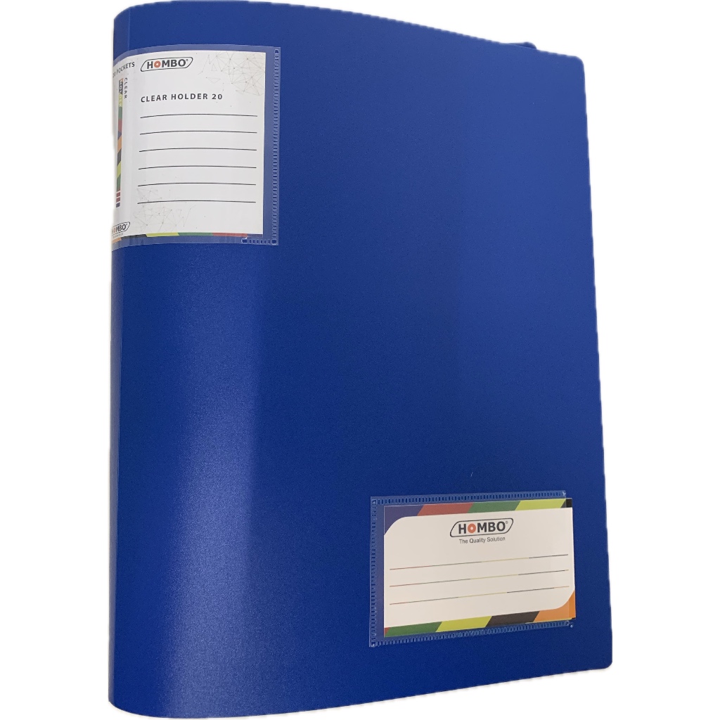 

Map Plastik /Clear Holder/File Dokumen Keeper A4 FOLIO 20 Lembar - HOMBO