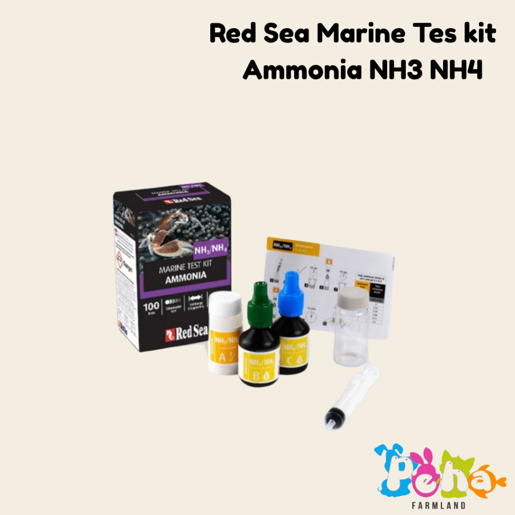 Pehafarmland aquatic Red Sea Ammonia NH3 NH4 Marine Tes kit