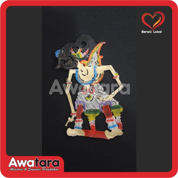 

Pembatas Buku Kulit Wayang Werkudara