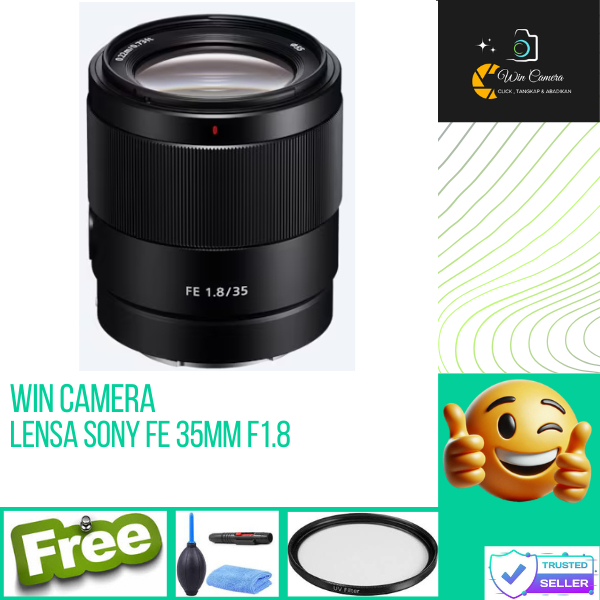 Lensa Sony FE 35mm f1.8 / Lensa Kamera Sony / Lensa Camera Sony / Lens Kamera Sony / Lens Camera Son
