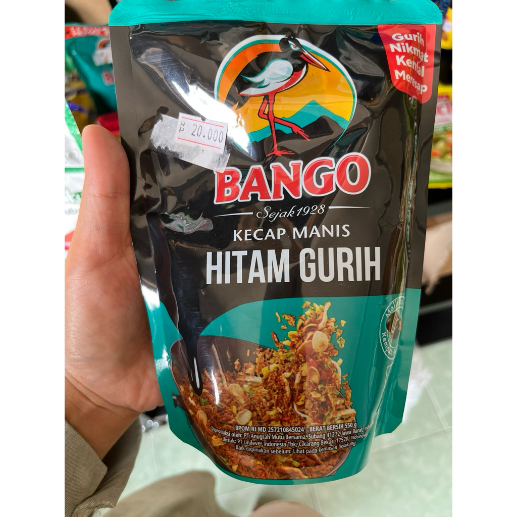 

Kecap Bango Hitam Gurih 550gr