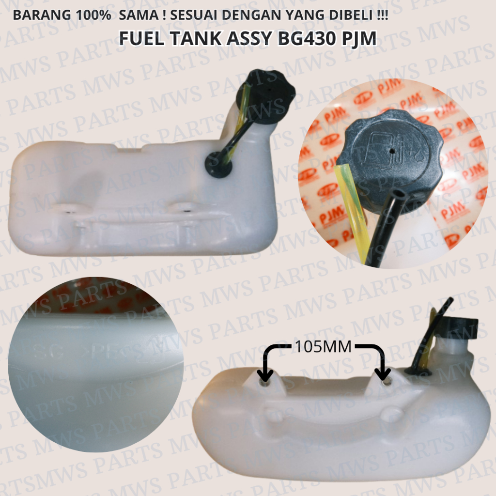 FUEL TANK ASSY TANGKI MINYAK TANGKI BENSIN FUEL TANK MESIN BABAT POTONG RUMPUT PADDLY KRISBOW SAWIT 