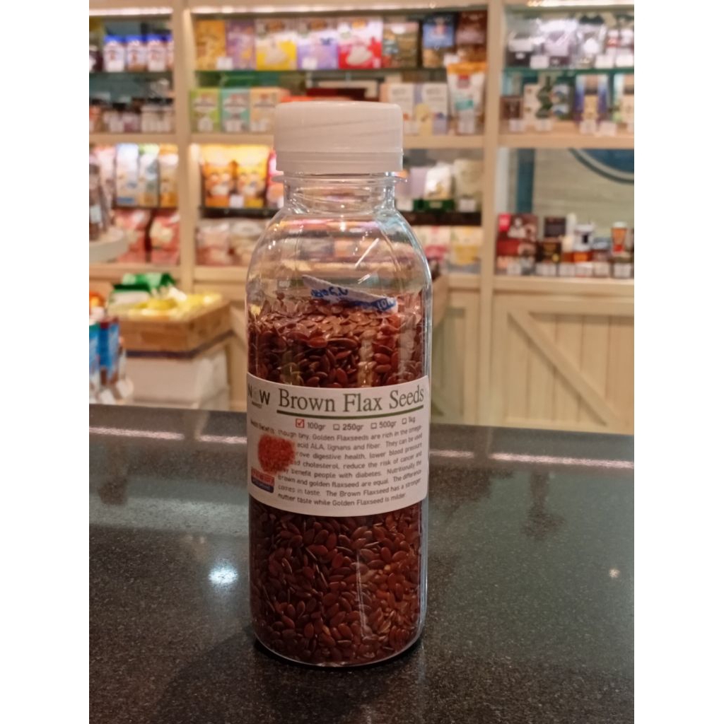 

Brown Flax Seeds by NOW 100gr