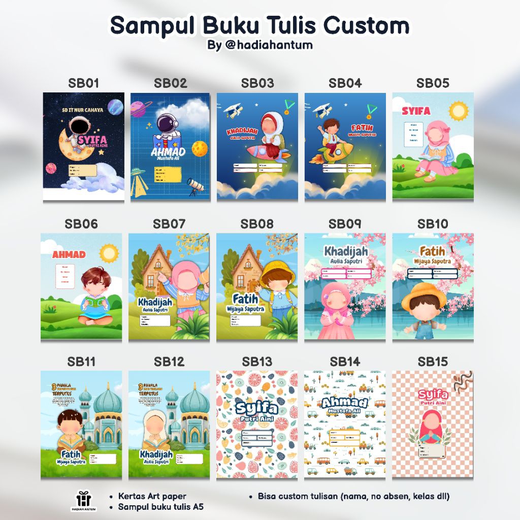 

Sampul Buku Tulis Sampul Buku Sekolah Custom Sampul Buku Lucu Kekinian Tidak Pasaran