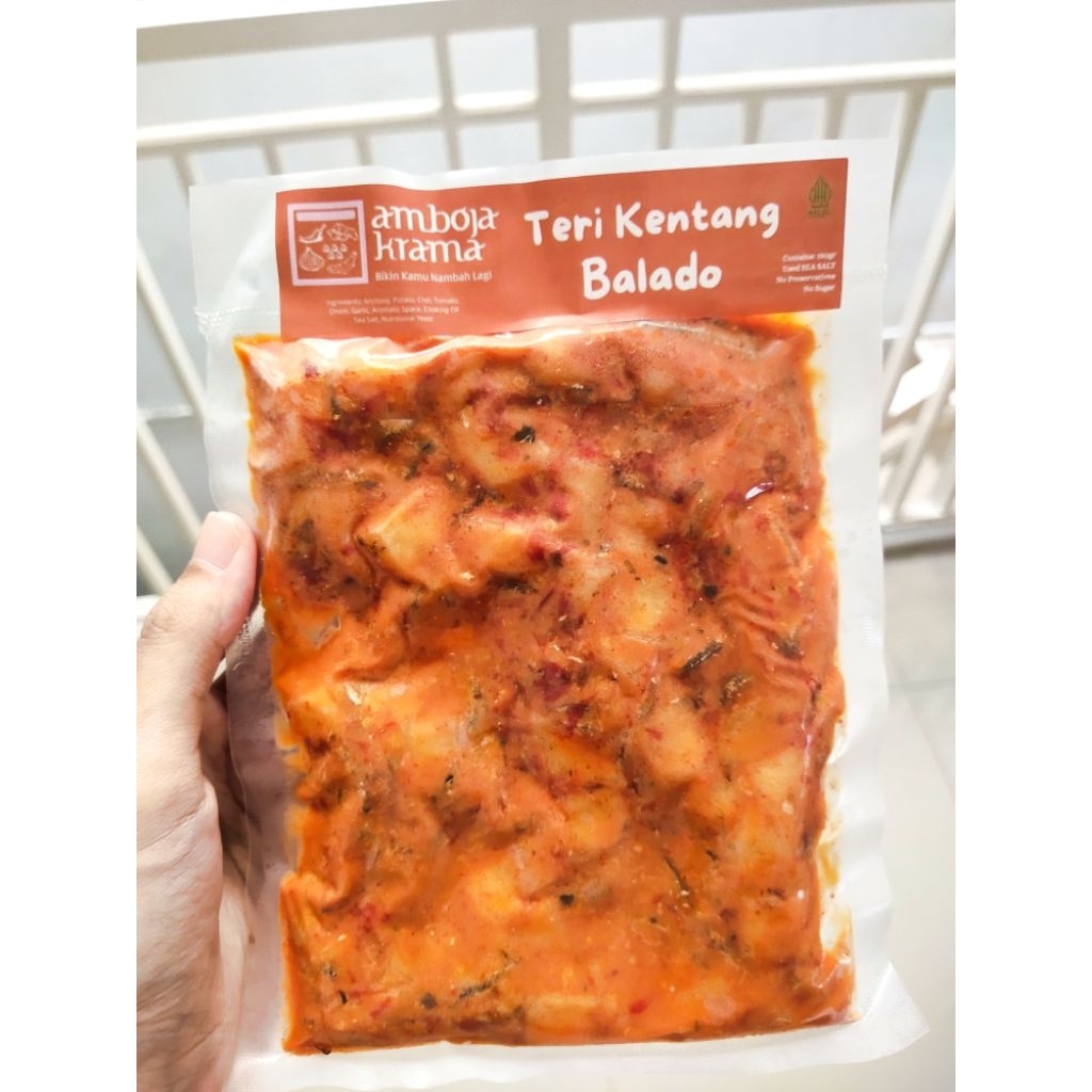 

Teri Kentang Balado