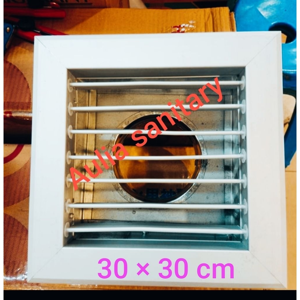 Grill Ac exhaust Van air / Grill Ac retunt grill exhaust 30 × 30 cm