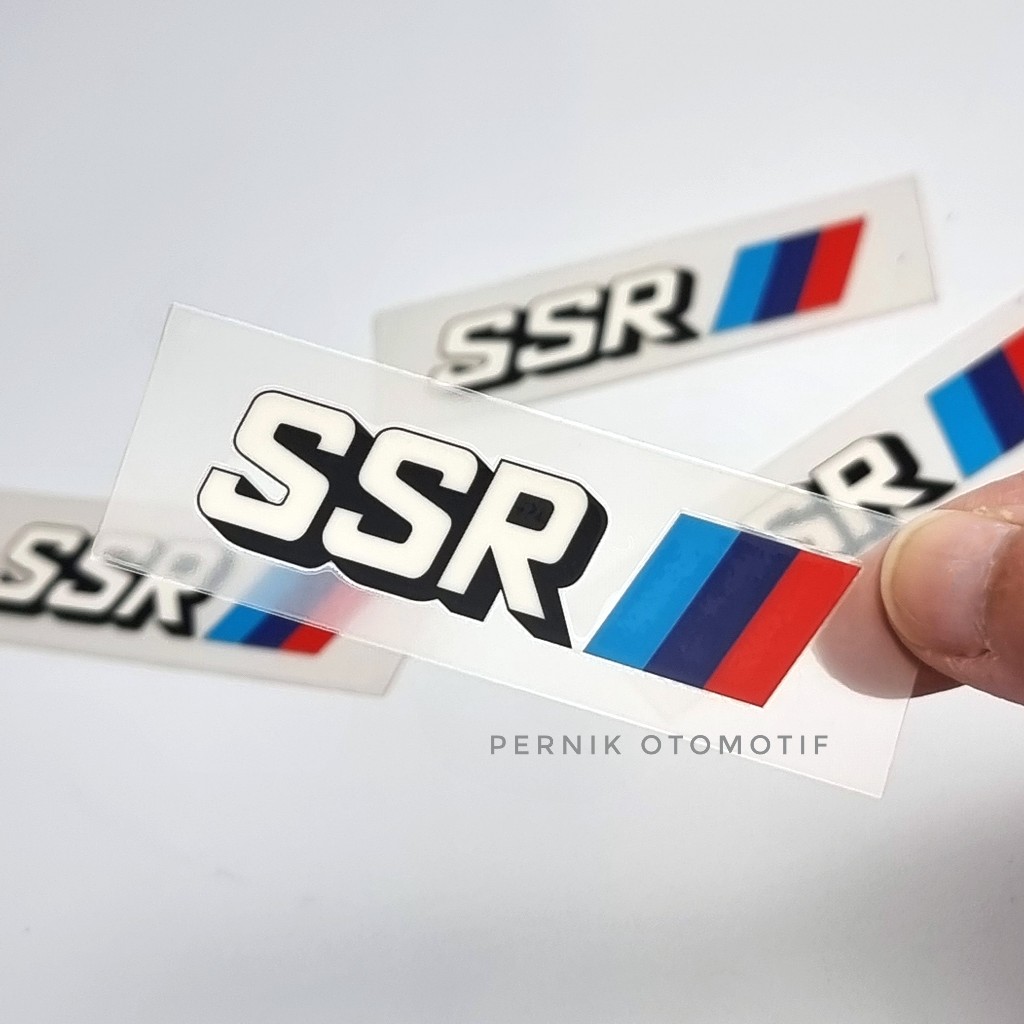 SSR Wheel Sticker Stiker Decal Velg Original Japan for SSR Type C / F