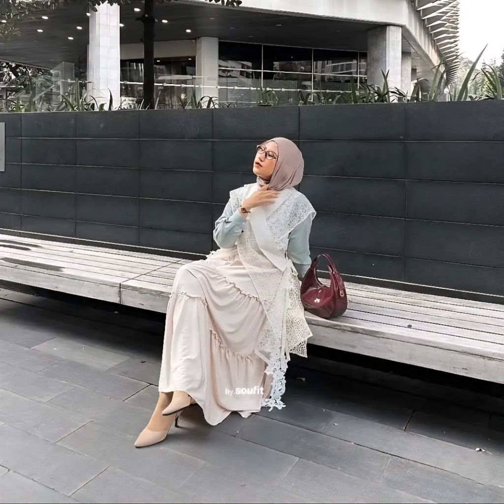 Hot Deals Rok Susun Canda / Rok 3 Susun / Rok Susun Maxi Skirt / Rok Susun 3 Tingkat