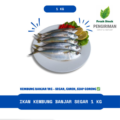 

IKAN KEMBUNG BANJAR SEGAR 1 KG | FreshStock