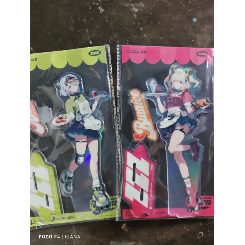 1 set Acrylic ZZZ x Jchicken