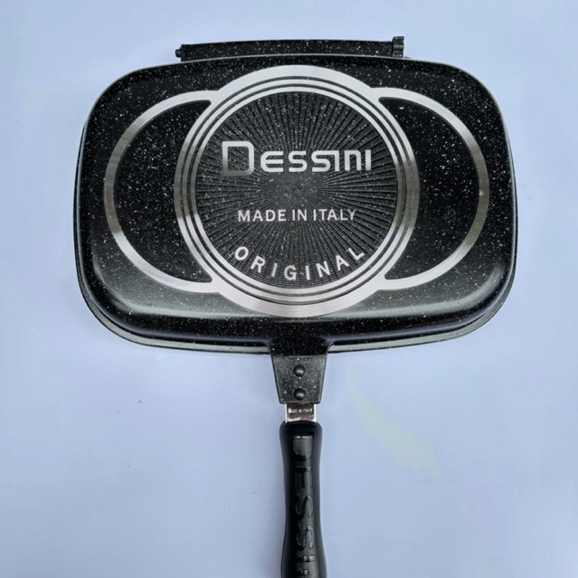 Dessini Grill Pan Granite Die Casting Double Grill Pan