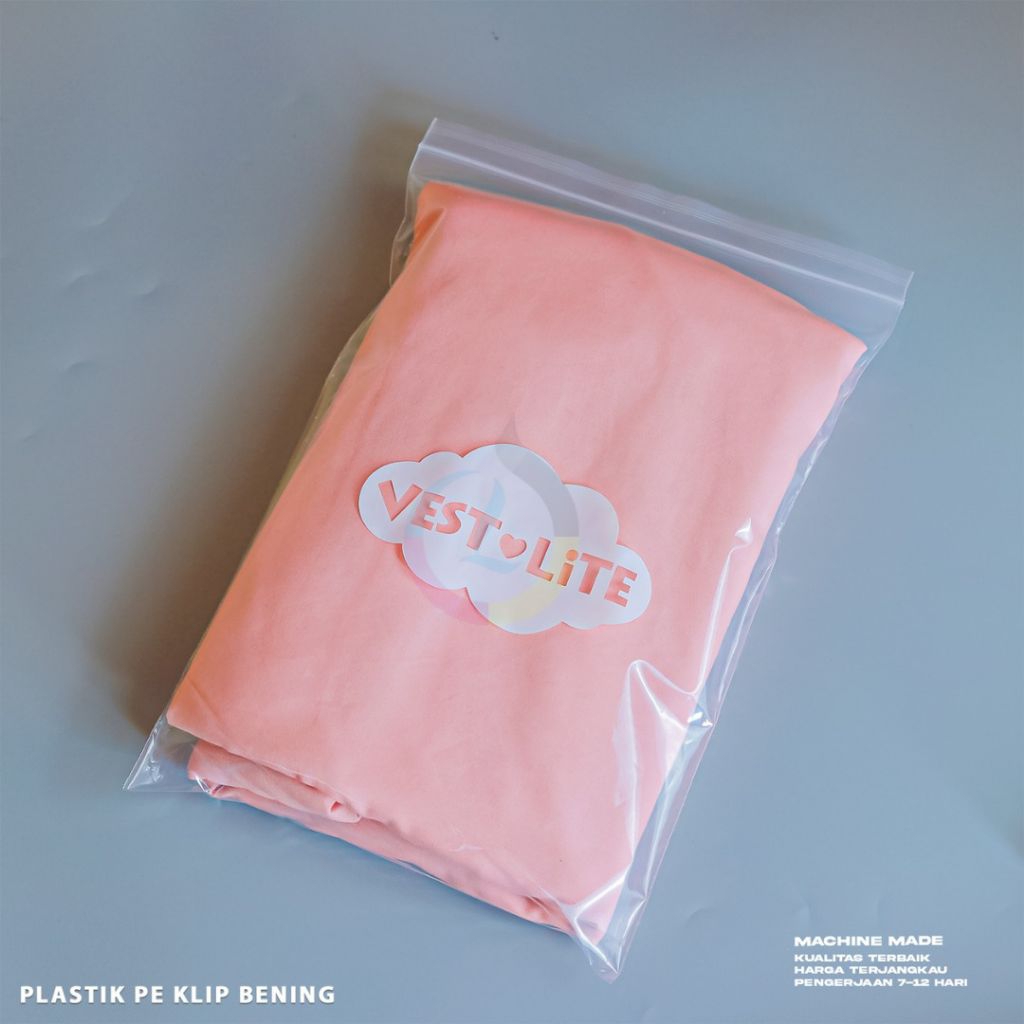 

100pcs plastik PE klip, plastik packing, kantong plastik