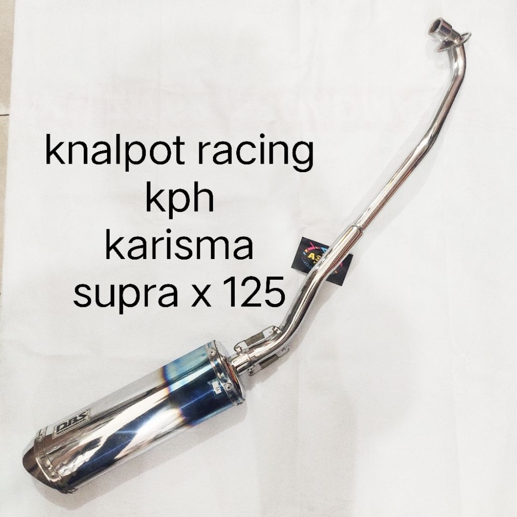 knalpot kph karisma supra x 125 kenalpot racing knalpot