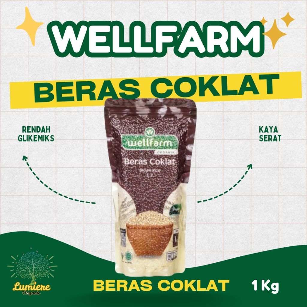 

Beras Coklat Organik WELLFARM