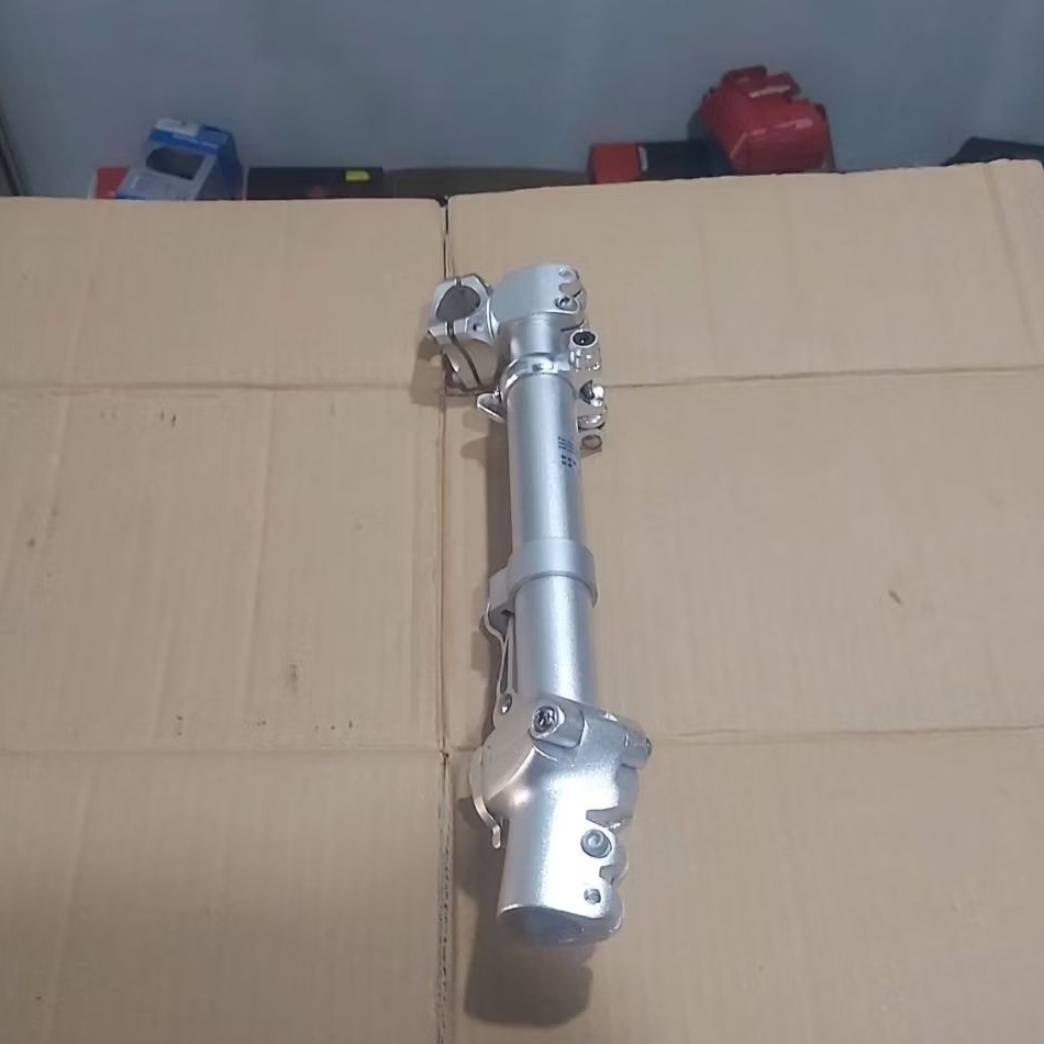 HANDLEPOST SEPEDA LIPAT TELESKOPIK INCLUDE STEM SILVER