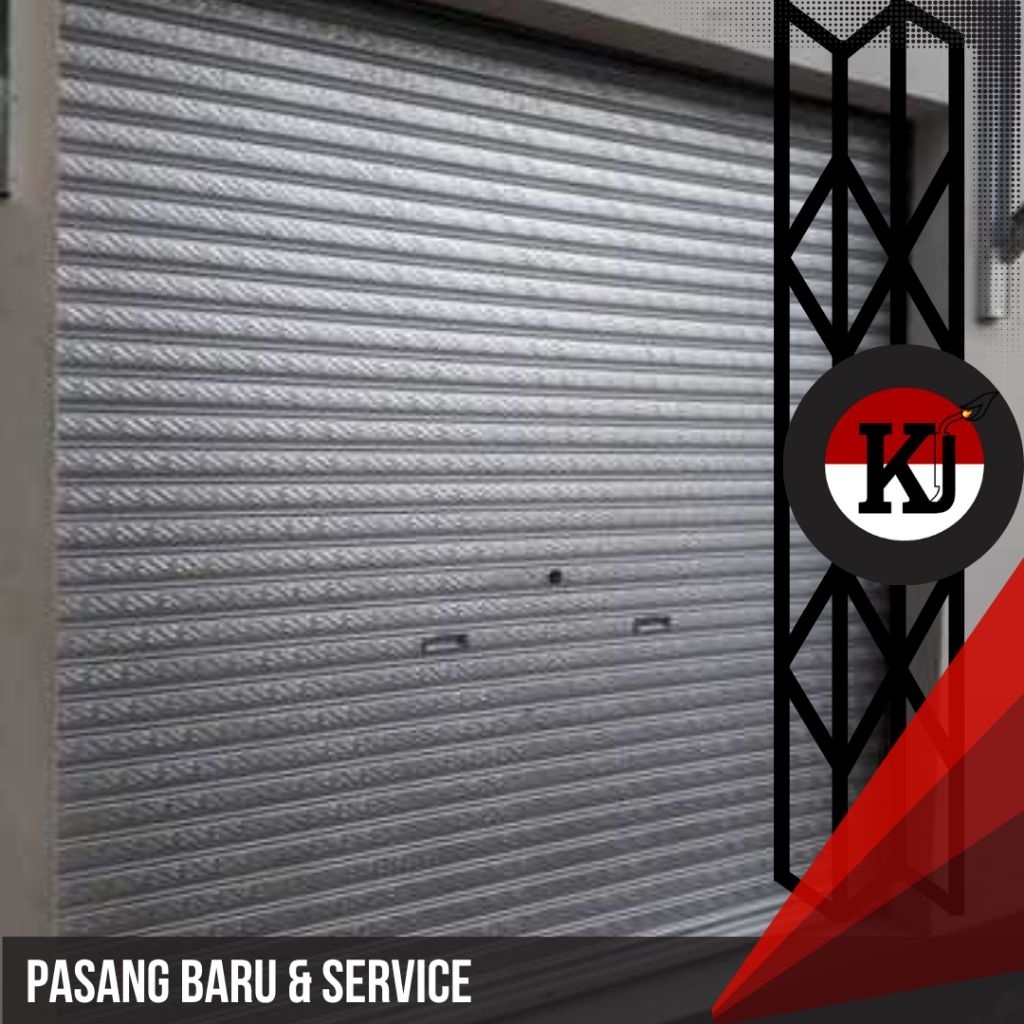 rolling door galvanis untuk pintu garasi atau pintu ruko
