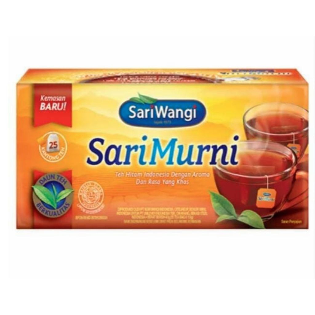 

Teh Celup Sariwangi Sarimurni isi 25 kantong/Sarimurni Teh Celup Kantong