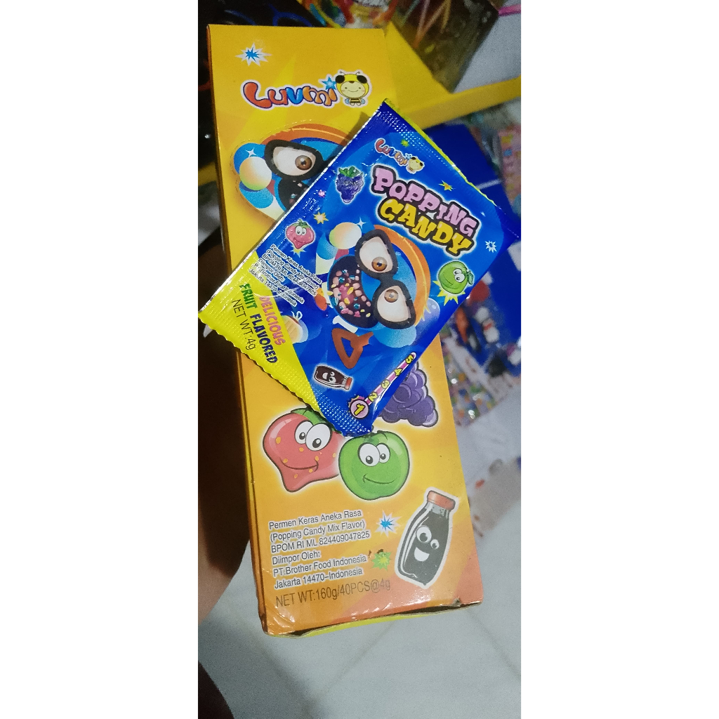 

permen anak Warung Rasa popping candy 40pcs