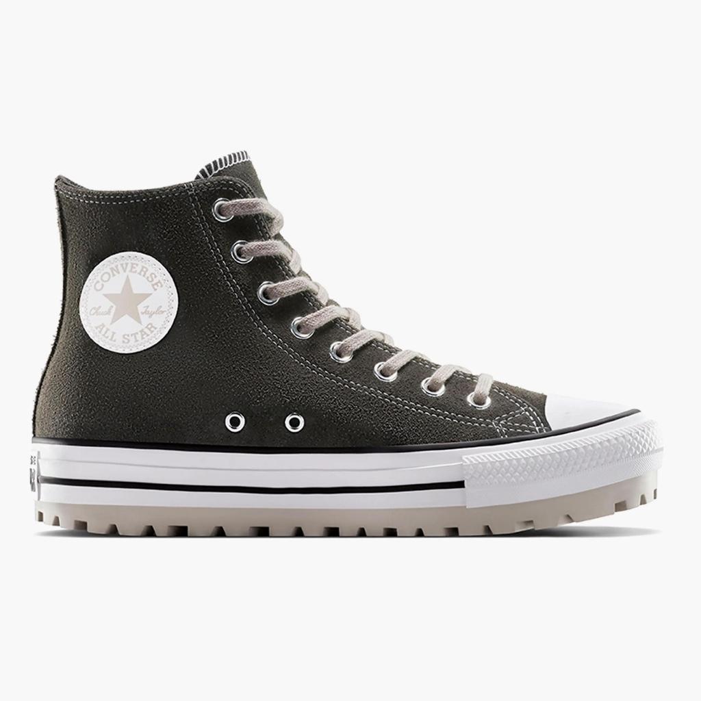 Sepatu Sneakers Pria Converse Chuck Taylor All Star City Trek Suede Mudguard White Papyrus Original 
