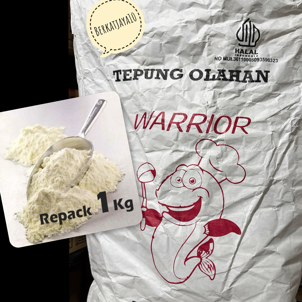 

Susu bubuk Ekonomis 1 Kg Warrior Milk Powder untuk olahan roti dan kue